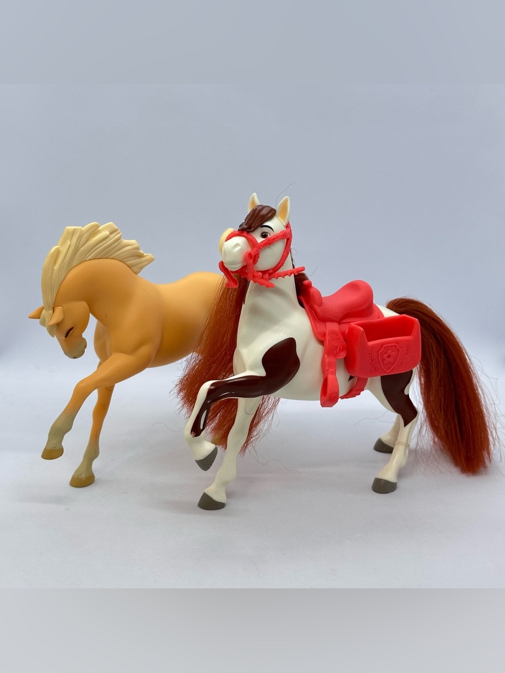 Dreamworks Spirit Riding Free Horses Linda and Boomerang w/Saddle and Halter